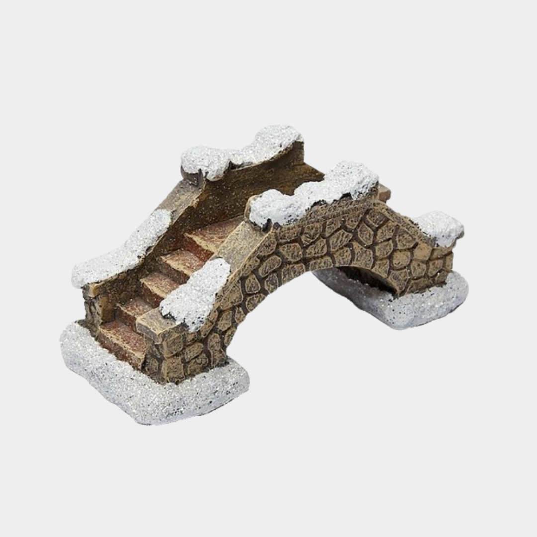 12 Pcs Garden Accessories Miniature Bridge Mini Lighthouse