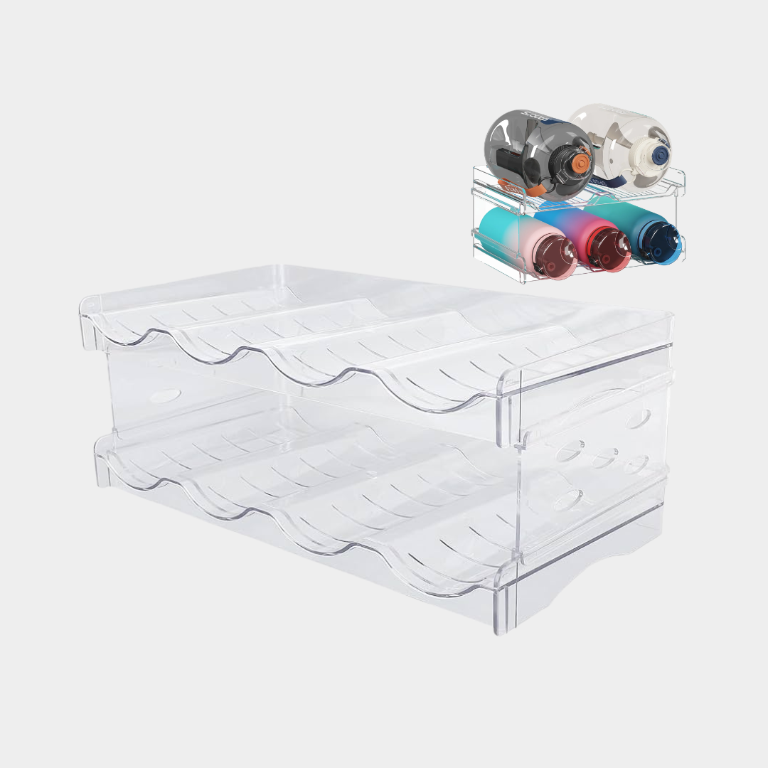 Lifewit Water Bottle Organizer,12-Bottle Plastic Holder